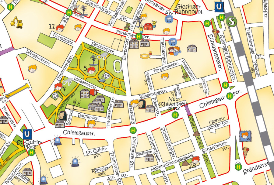 Kinderstadtplan Giesing